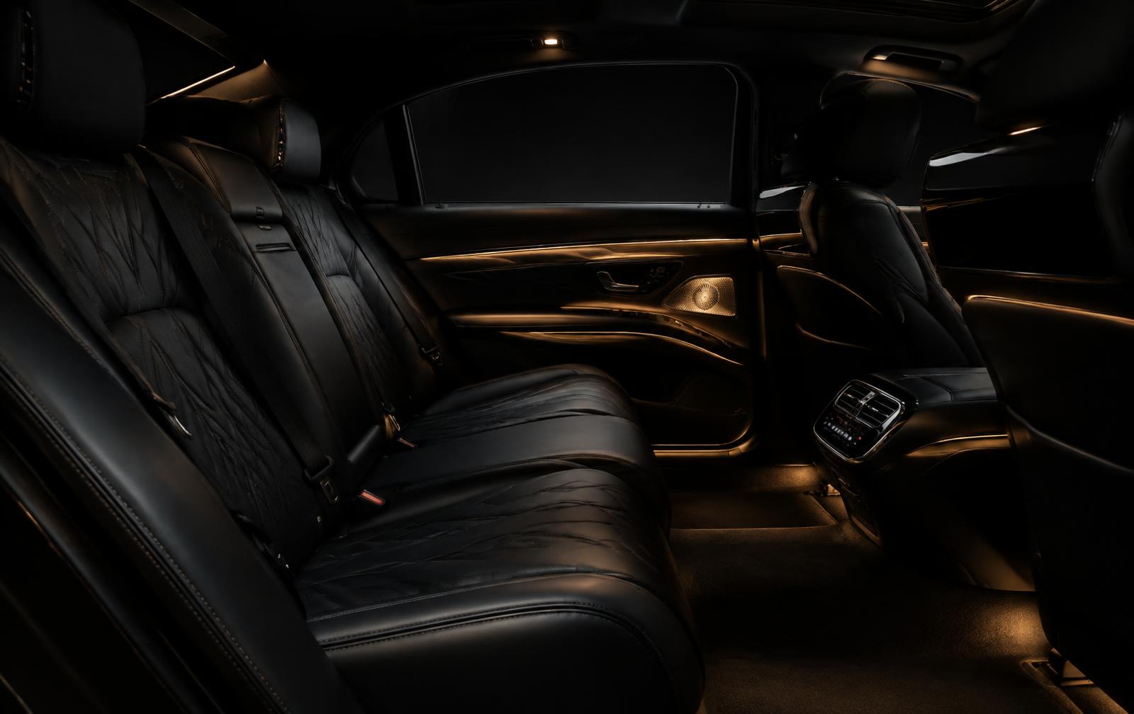 Luxury car interior